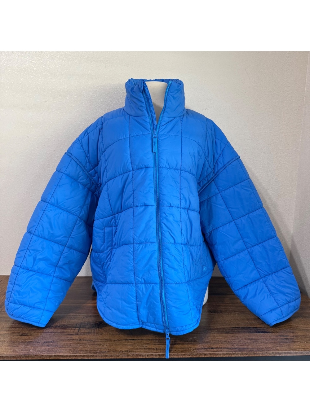 Joy Lab Women's Blue Quilted Puffer Jacket Size XXL